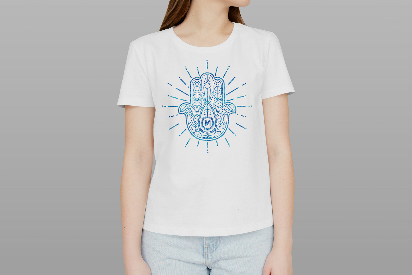 Women's Hand of Fatima Organic Cotton Tee