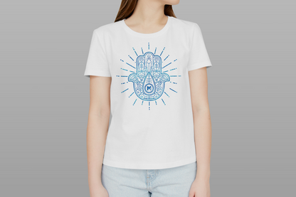 Women's Hand of Fatima Organic Cotton Tee